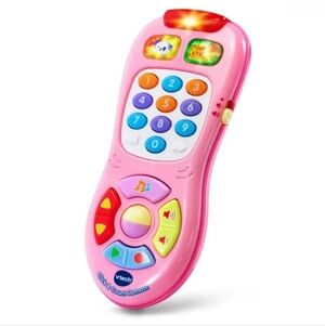 VTech Click and Count Light- Up Remote Control‎ Baby and Toddler Learning Toy